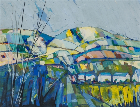 HOMAGE TO HAMISH MACDONALD, STIRLING LANDSCAPE by John Findlay