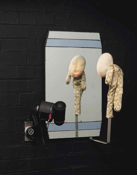 Mirror by Tony Oursler, 1996