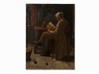 Reading Man - Eduard Pfyffer
