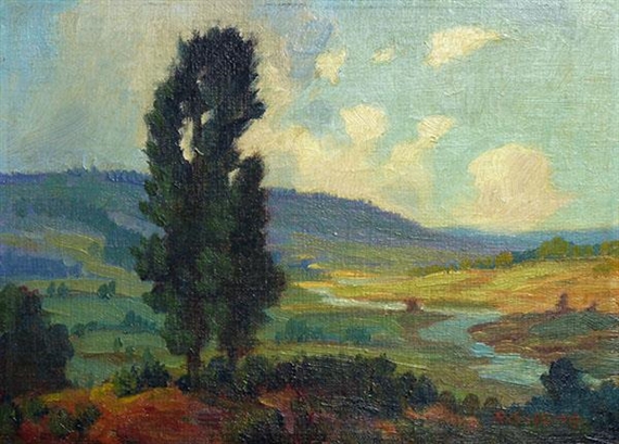 Untitled, Foothills Landscape by Roland Gissing