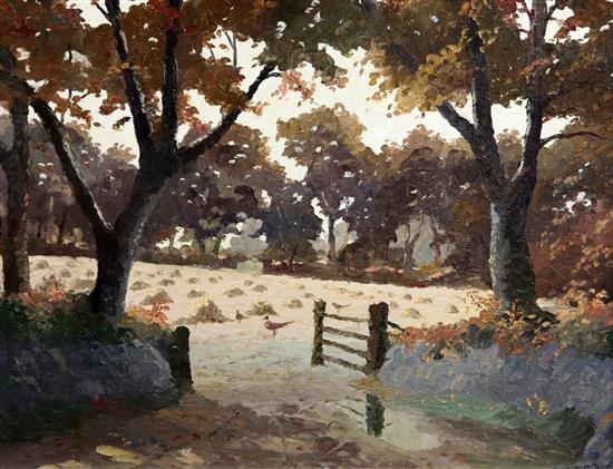 Hugh Edward Ridge | Cornish cornfield | MutualArt