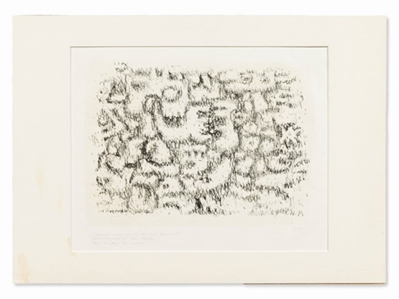 Gespräch der Riesen II by Willi Baumeister, 1953