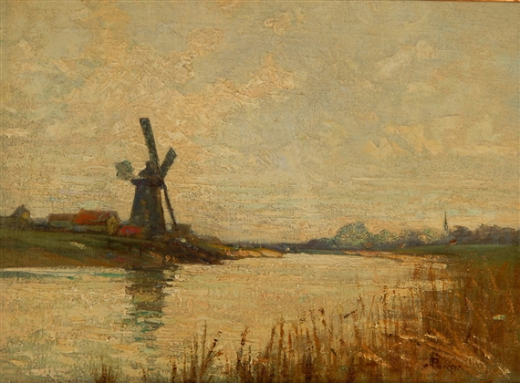 The Mill on the Aran by George Pontin