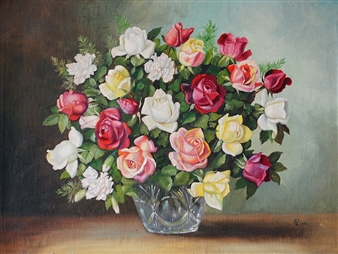 Rose bouquet - Olga Vion