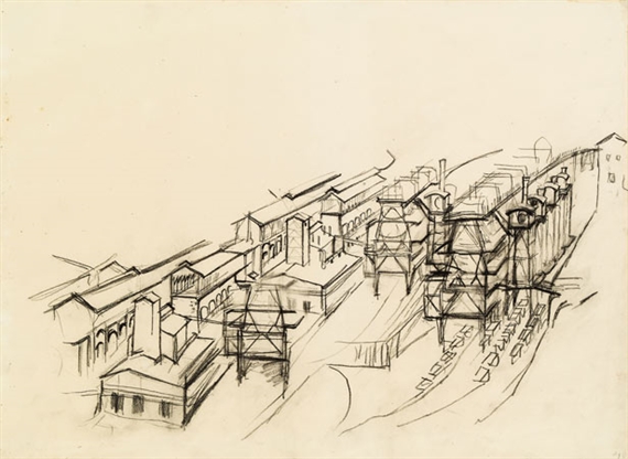 Donawitz by Herbert Boeckl, Circa 1942