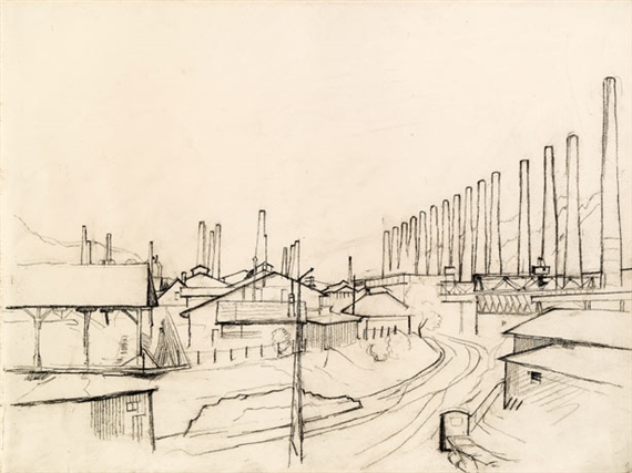 Donawitz by Herbert Boeckl, Circa 1942