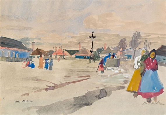 Aus Mähren by Oskar Laske, 1930s