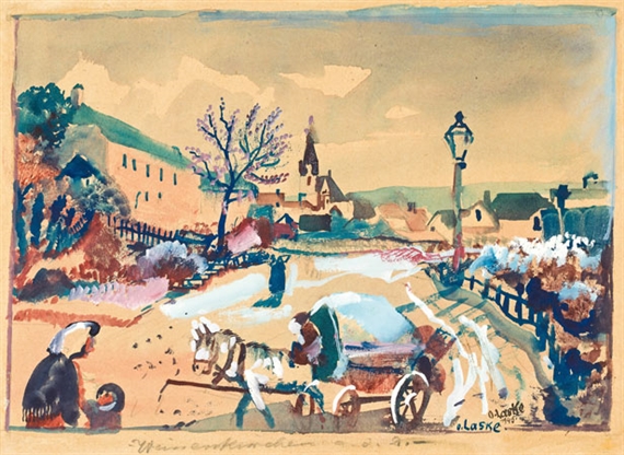 Weissenkirchen by Oskar Laske, 1945