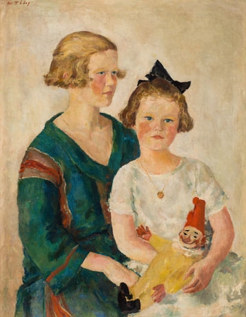 Zwei Junge Mädchen by Wilhelm Thöny, Circa 1924