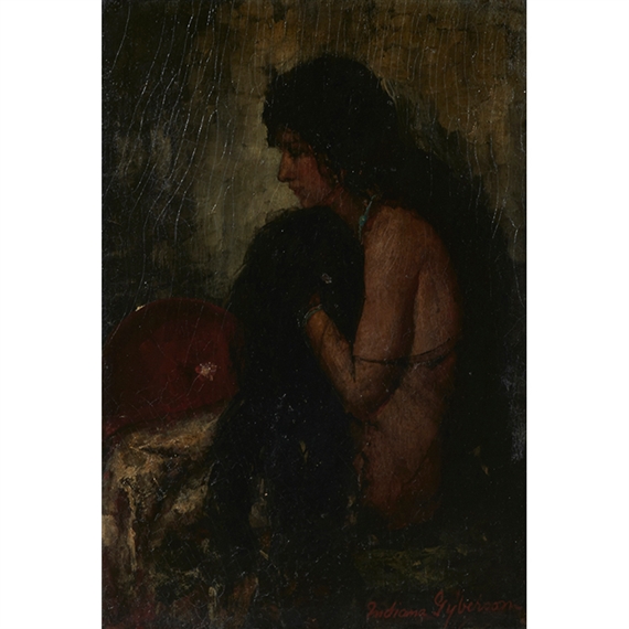 Seated Woman by Indiana Gyberson