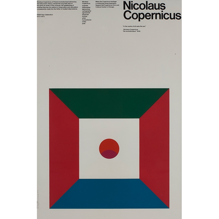 Artwork by John Massey, Nicolaus Copernicus, Made of color lithographs