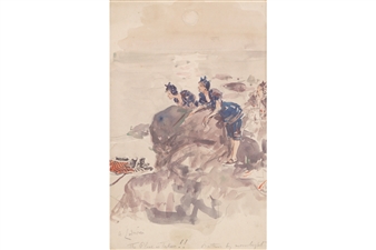 The Place is Taken, Bathers by Moonlight - A. Lutovia