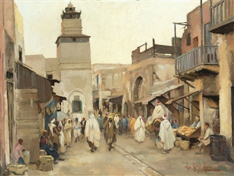 An Arab Street - Max Moreau