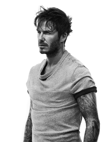 David Beckham by David Sims, 2014, printed 2016