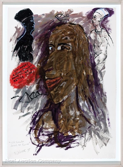 All Roads Lead to Rome by Robert Colescott, 1995