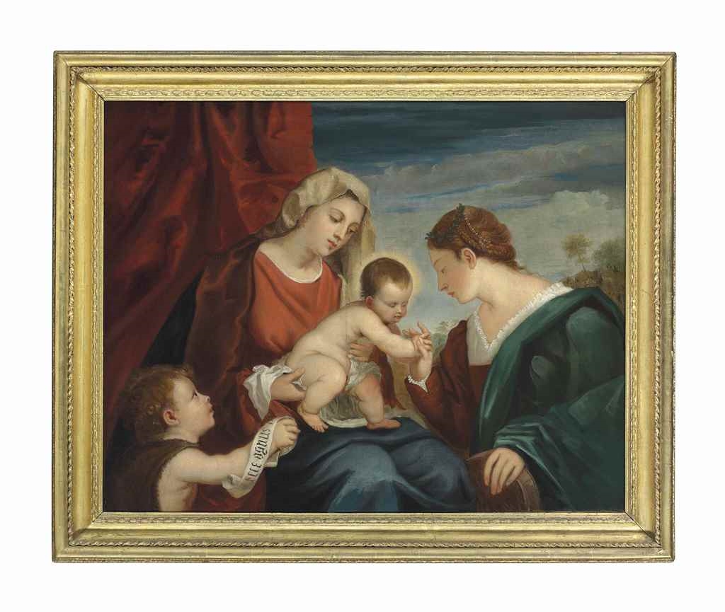 Francesco Vecellio | The Mystic Marriage of Saint Catherine | MutualArt