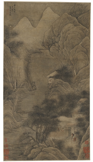 MOONLIT MOUNT QIXIA by Wu Weiye, 1646