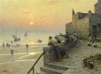 Soleil couchant - Georges-Philibert-Charles Maroniez