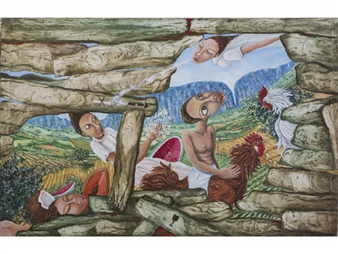 Paisade Con Gallos - Luis A. Faraco