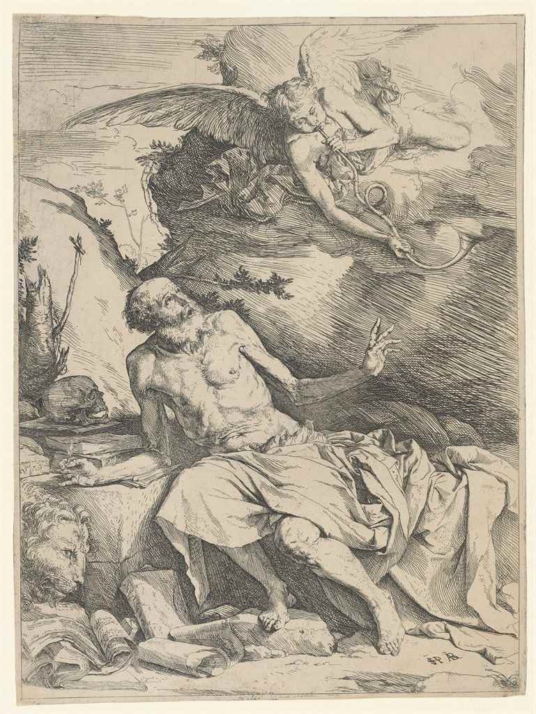 Jusepe de Ribera | Saint Jerome and the Angel | MutualArt