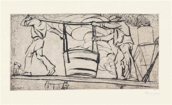 L’Atleta by Umberto Boccioni, 1907