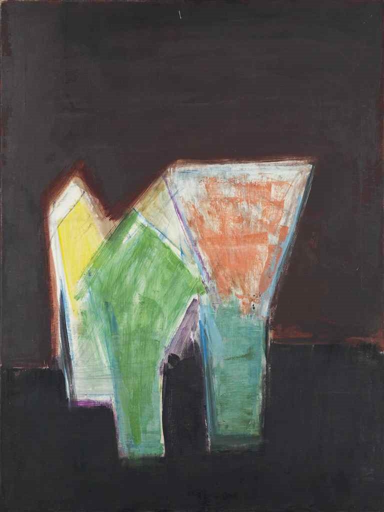 Artwork by Peter Kinley, Plants, Made of oil on canvas