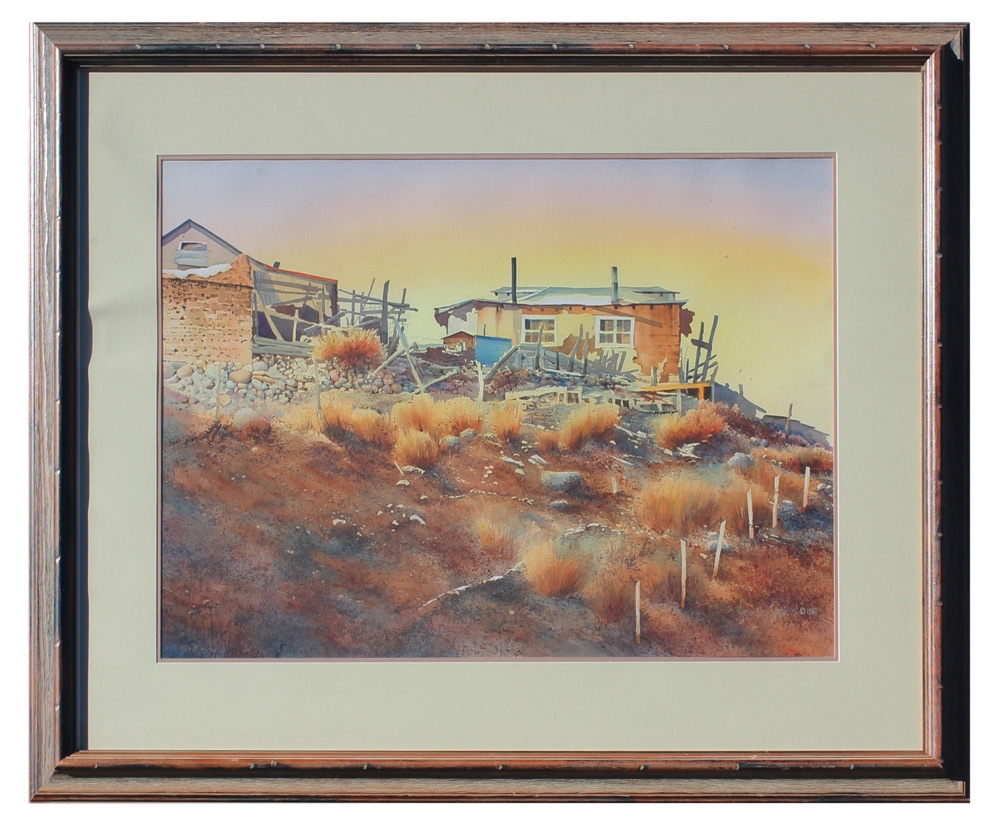 Secundino Sandoval Ruins of A Southwestern Ranch (1982) MutualArt