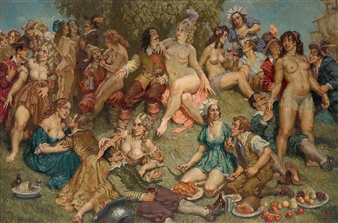 The Pirates' Return - Norman Lindsay