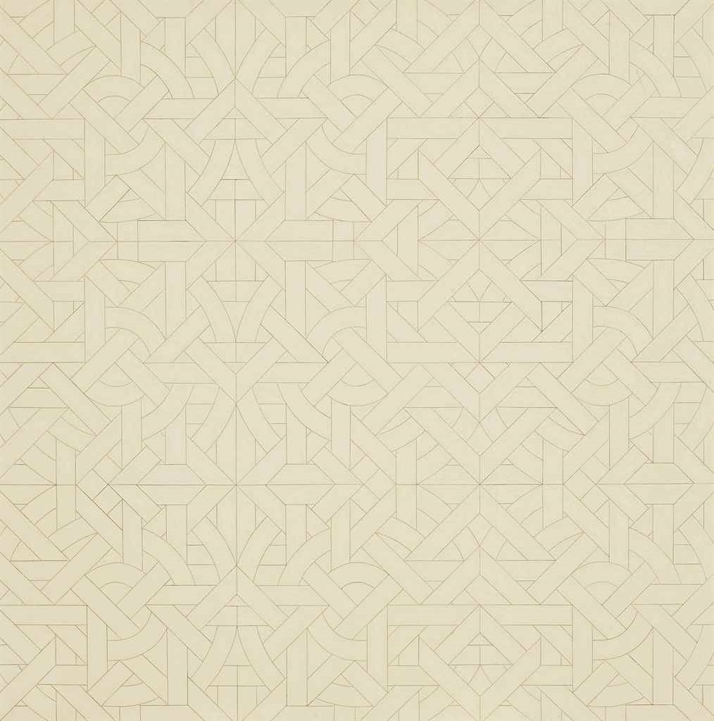 Artwork by Valerie Jaudon, Cayuga, Made of oil on canvas