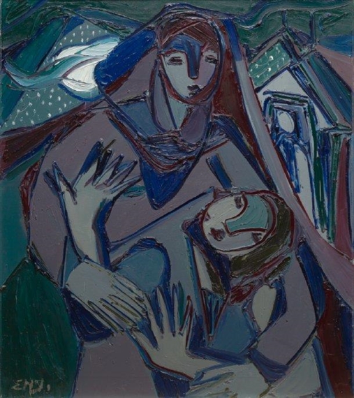 "Flukten" by Erik Harry Johannessen, 1960