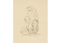 Mere et Enfant by Leonard Tsuguharu Foujita