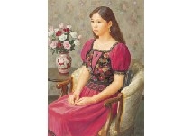 Flower and Woman by Hiroyuki Tokuda