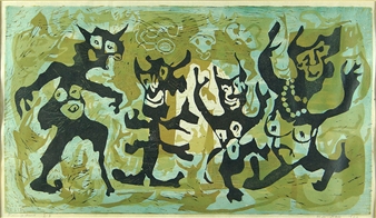 Dancing Figures - Hedi Bak