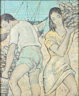 Two Figures - M. Duval