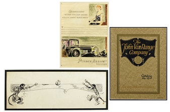 Monkeys Throwing Money Bag - H. Johanson