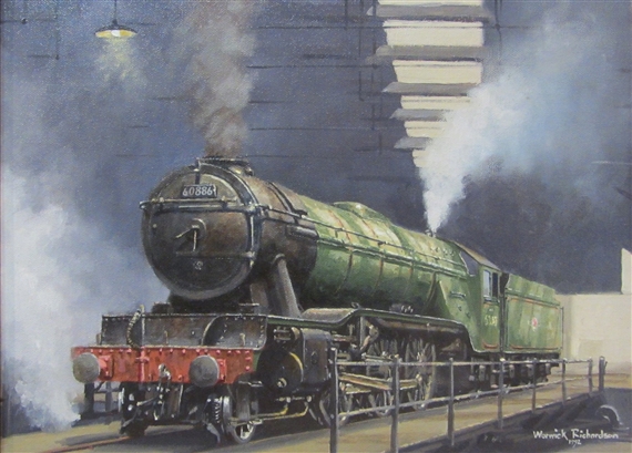 Warwick Richardson | Steam Train Portrait V2 60886 (1992) | MutualArt