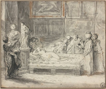 La Vénus de Mignot au Salon de - Gabriel Jacques de Saint-Aubin