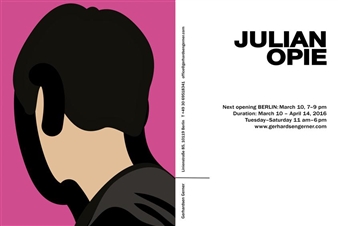 Julian Opie - Gerhardsen Gerner, Berlin