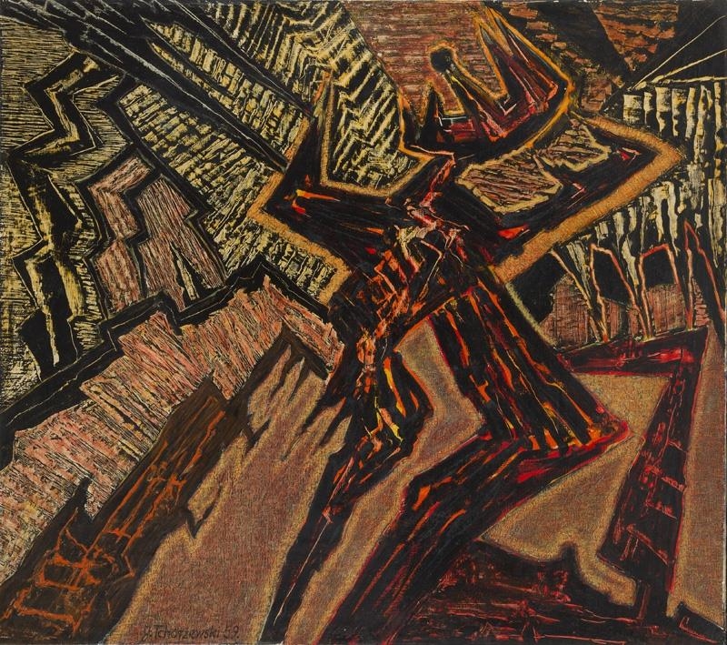 Artwork by Jerzy Tchórzewski, Father's memory, Made of oil on canvas