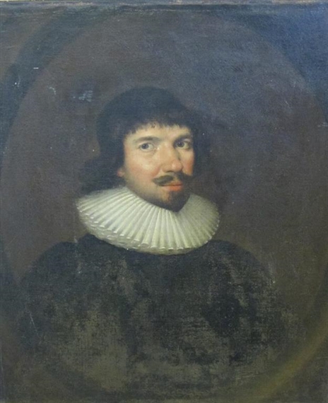 Cornelius Ceulen | Portrait of a Gentleman, quarter-length, wearing ...