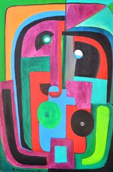 Abstract Figurative Panels, Set of Five - Brunon Kozlowski