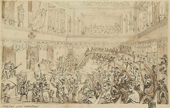 Boissy d’Anglas salue la tête du député Féraud à la Convention nationale, le 20 mai 1795 - Gabriel-Xavier Montaut d'Oleron