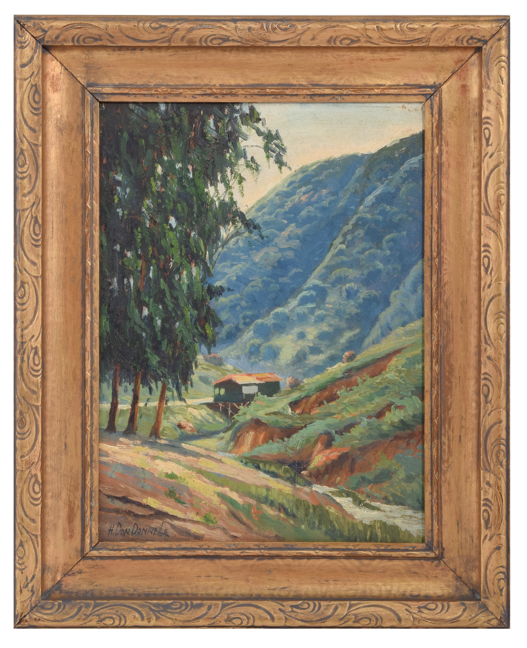 Artwork by H. Don Donnelle, LANDSCAPE, Made of Oil on artist board