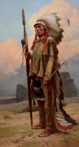 Z.S. Liang | Pride of the Lakota, Before Deer Medicine Rock | MutualArt