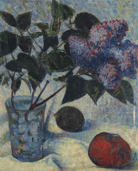 Nature morte au lilas by Meyer Isaac de Haan, circa 1890