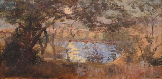 Silver Moonlight by Frederick McCubbin, circa 1911
