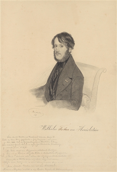 A portrait of Wilhelm Baron of Henickstein