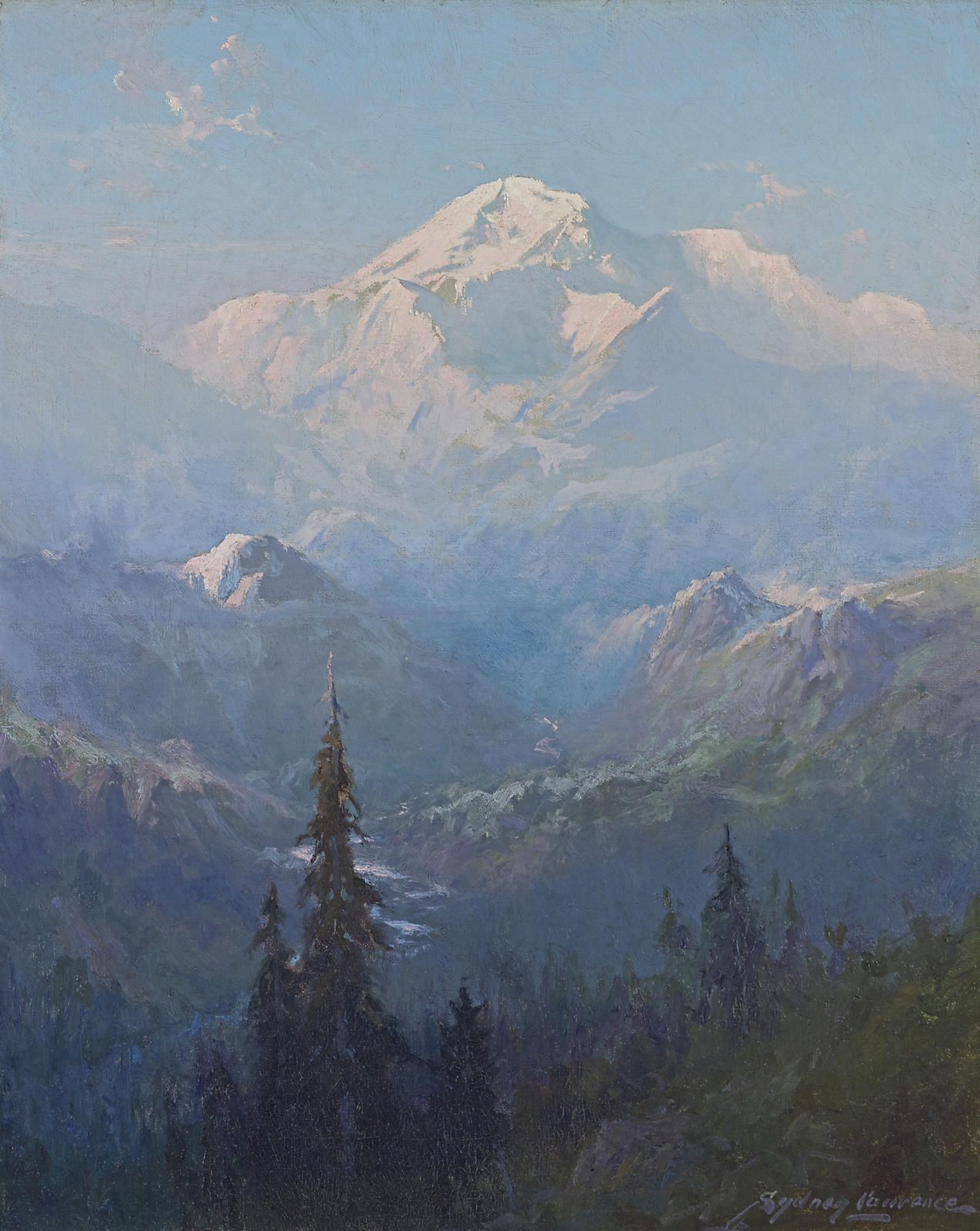 Sydney Laurence | A Golden Afternoon, Mount Mckinley National Park ...