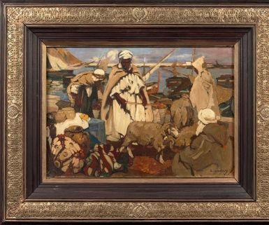 イタリアアンティークGiovanni Battista Quadrone 額装 Giovanni
