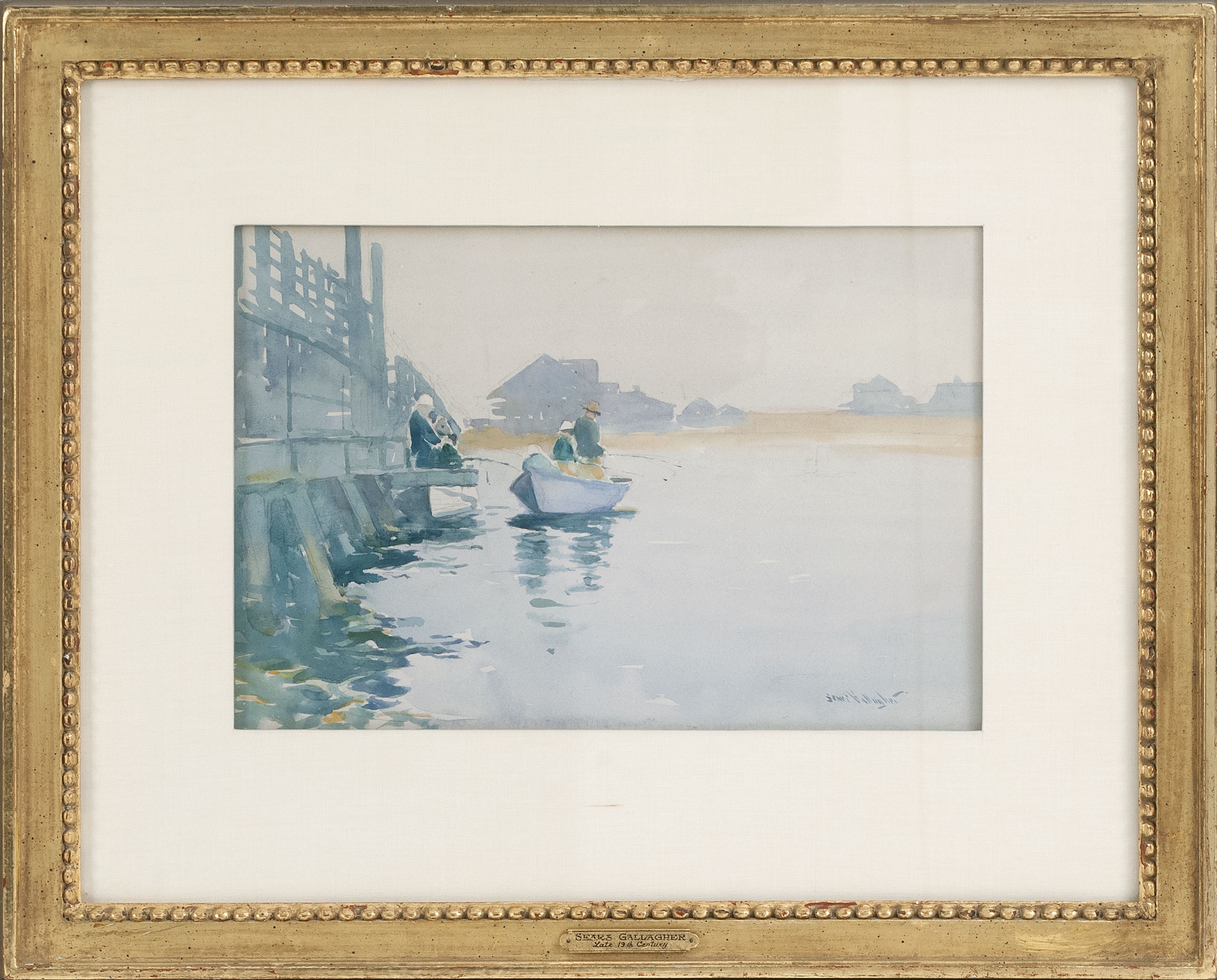 Artwork by Sears Gallagher, Newburyport - Plum Island, Massachusetts, Made of Watercolor